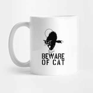 BEWARE OF CAT FUNNY GIFT PET OWNERS CAT LOVERS Mug